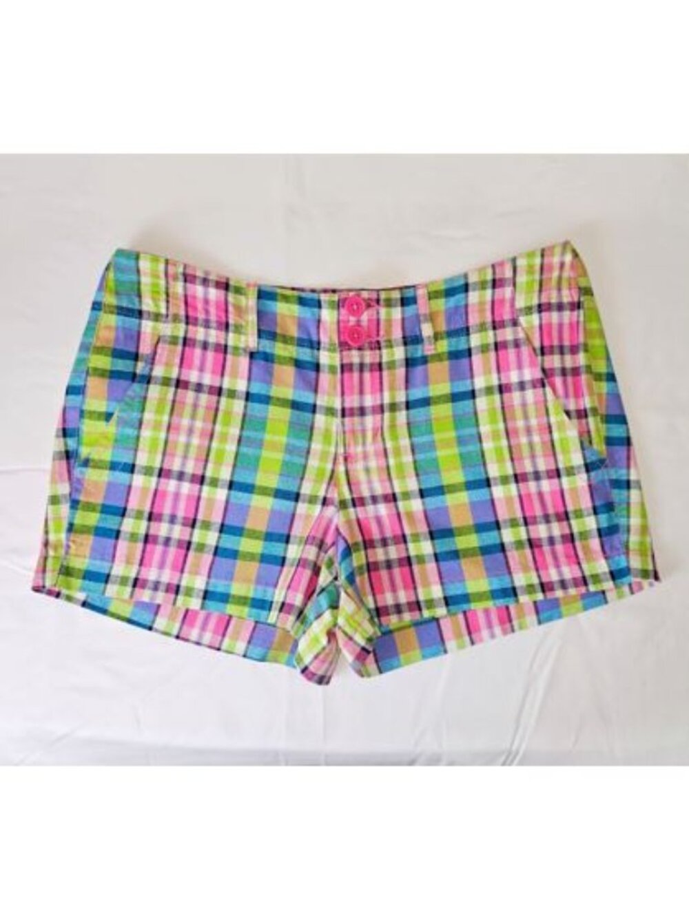 Colorful Plaid Shorts